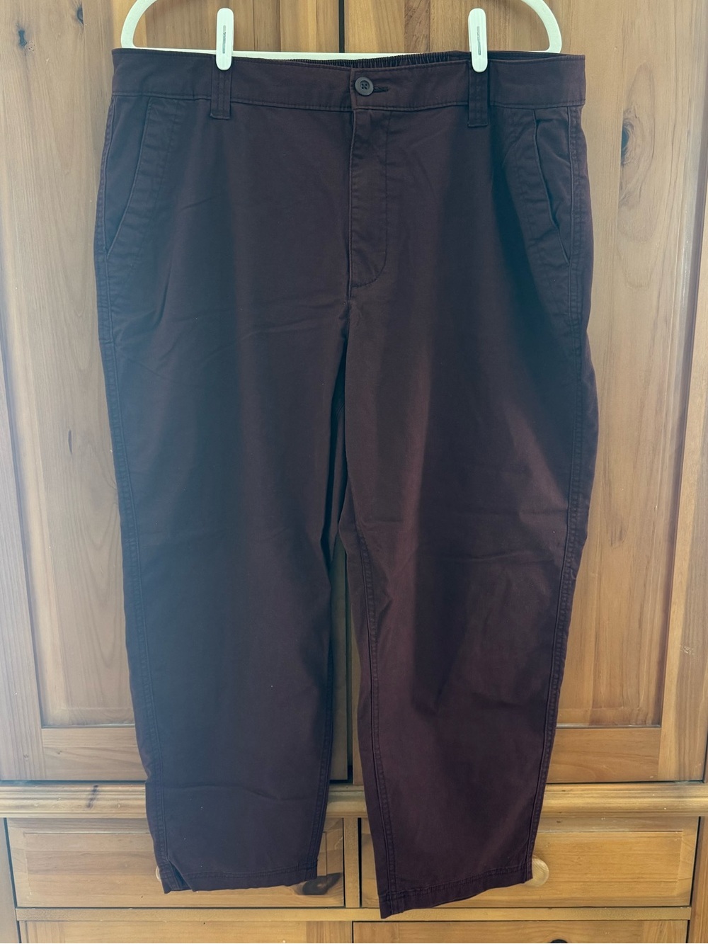 Old Navy Women's Dark Brown Chino Pants